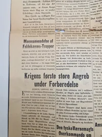 Originalt eks af Berlingske tidende fra 1940