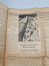 Originalt eks af Berlingske tidende fra 1940