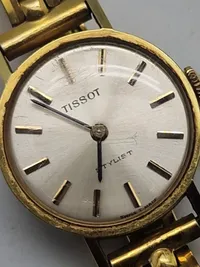 Tissot dameur - guldbelagt