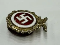 Originalt Dansk  D.N.S.A.P. æresemblem i guld WW2, ekstremt sjældent