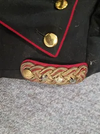 Original model 1889 gallauniform med buks (Artilleri)