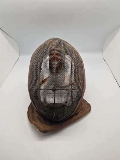 Original fægtemaske fra Hærens Officersskole