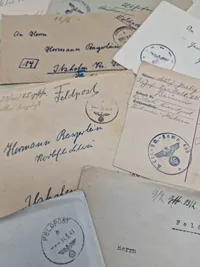 Originalt lot tysk feldpost