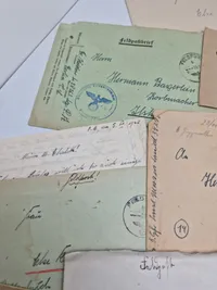 Originalt lot tysk feldpost