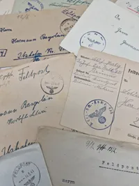 Originalt lot tysk feldpost