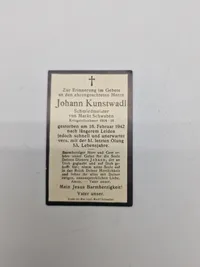 Originalt lot billeder & dødsannonce - ww2