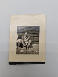 Originalt lot billeder & dødsannonce - ww2