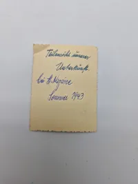 Originalt lot billeder & dødsannonce - ww2