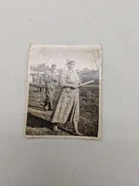 Originalt lot billeder & dødsannonce - ww2