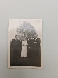Originalt lot billeder & dødsannonce - ww2