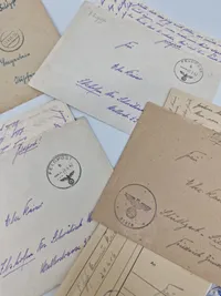 Lot originalt tysk feldpost - ww2