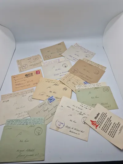 Lot originalt tysk feldpost - ww2