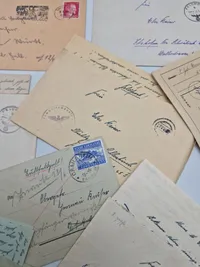 Lot originalt tysk feldpost - ww2