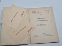Originale tyske ww2 kort mm.