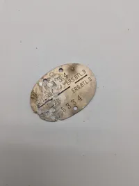 Originalt tysk Erkennungsmarke - ww2