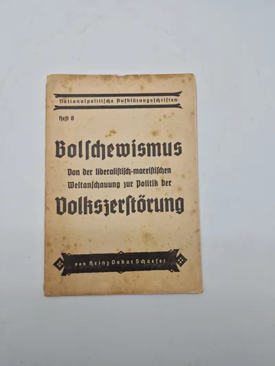 Originalt tysk propaganda hæfte - ww2
