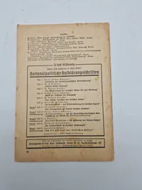 Originalt tysk propaganda hæfte - ww2