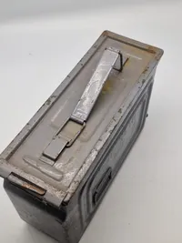 Original ww2 ammunitionskasse - senere anvendt til håndgranater i det danske forsvar