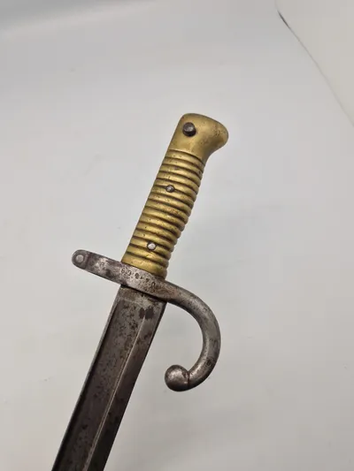 Original fransk model 1866 bajonet Chassepot