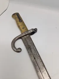 Original fransk model 1866 bajonet Chassepot