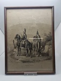 Originale 1800 tals soldaterbilleder