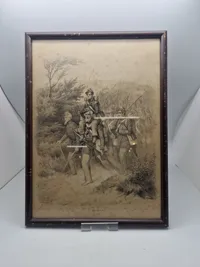 Originale 1800 tals soldaterbilleder