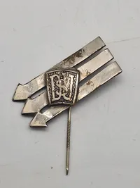 Sjælden original tidlig DSU nål (DSU begyndte i de tidlige 30’ere at anvende 3 pile mærket som kamptegn i mod nazismen