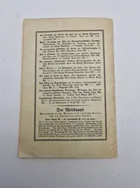 Originalt NSDAP partiprogram WW2
