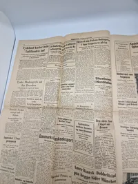 Original udgave af Nazisternes avis Fædrelandet WW2