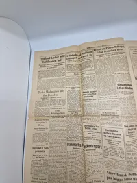 Original udgave af Nazisternes avis Fædrelandet WW2
