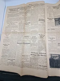 Original udgave af Nazisternes avis Fædrelandet WW2