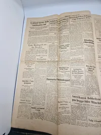 Original udgave af Nazisternes avis Fædrelandet WW2
