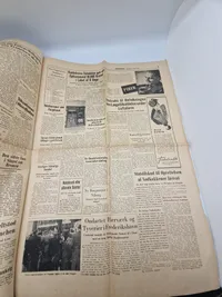 Original udgave af Nazisternes avis Fædrelandet WW2