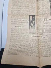 Original udgave af Nazisternes avis Fædrelandet WW2