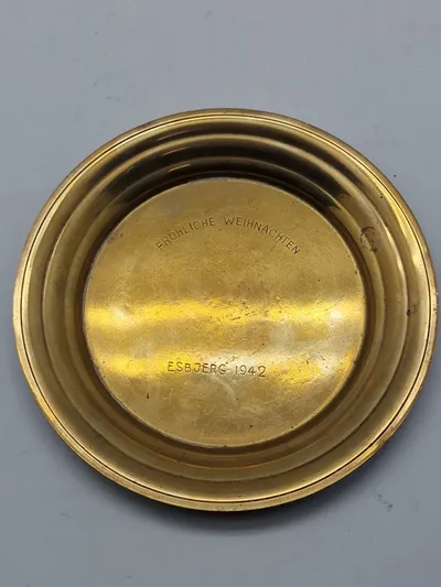 Original Tysk Julehilsen fra Esbjerg 1942, taget fra Verner Best kontor Maj 1945