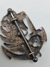 Original Fransk Insigne de béret d'infanterie de marine parachutiste