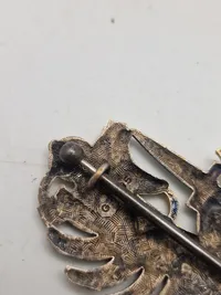 Original Fransk Insigne de béret d'infanterie de marine parachutiste