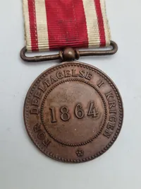Original Dansk 1864 medalje