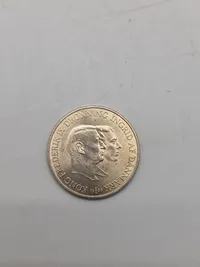 Original Dansk Sølv jubilæums mønt