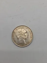 Original Dansk Sølv jubilæums mønt