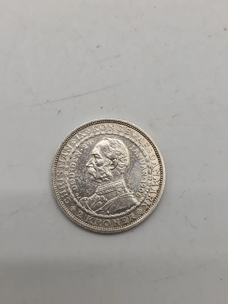 Original Dansk Sølv jubilæums mønt