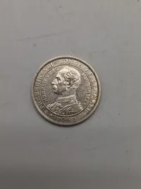 Original Dansk Sølv jubilæums mønt