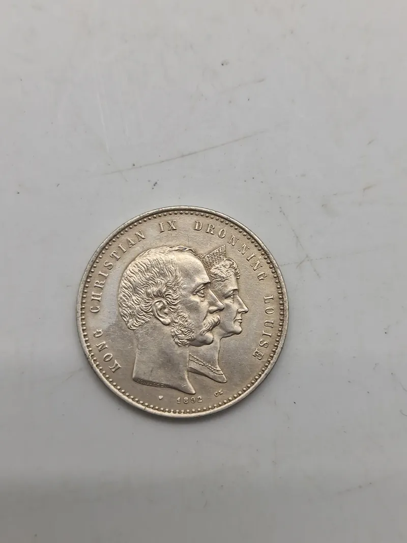 Original Dansk Sølv jubilæums mønt