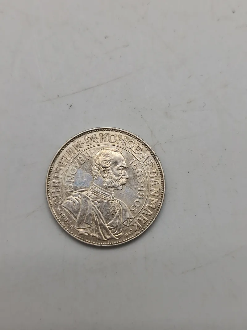Original Dansk Sølv jubilæums mønt