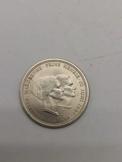 Original Dansk Sølv jubilæums mønt