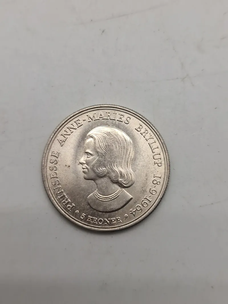 Original Dansk Sølv jubilæums mønt