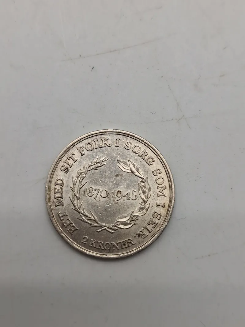 Original Dansk Sølv jubilæums mønt