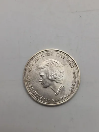 Original Dansk Sølv jubilæums mønt