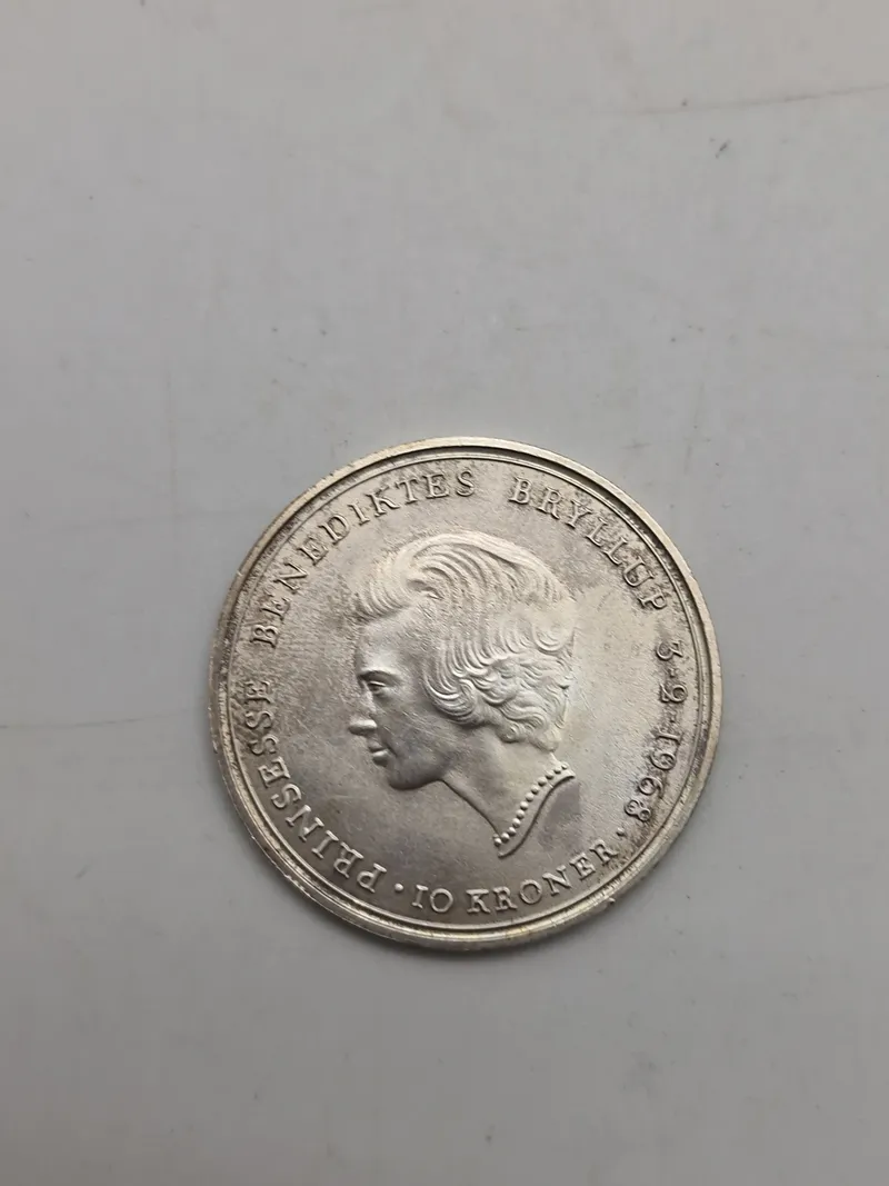 Original Dansk Sølv jubilæums mønt
