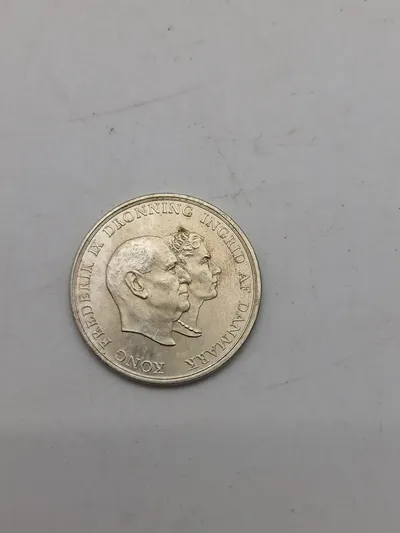 Original Dansk Sølv jubilæums mønt
